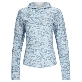 Simms Women's Challenger Solar Hoody - Ghost Camo Neptune