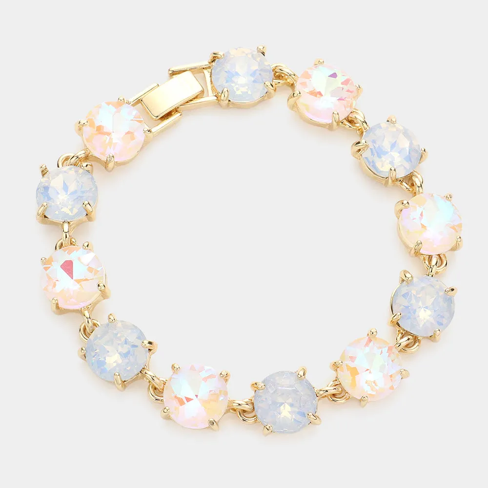 Sparkle Stone Link Crystal Bracelet
