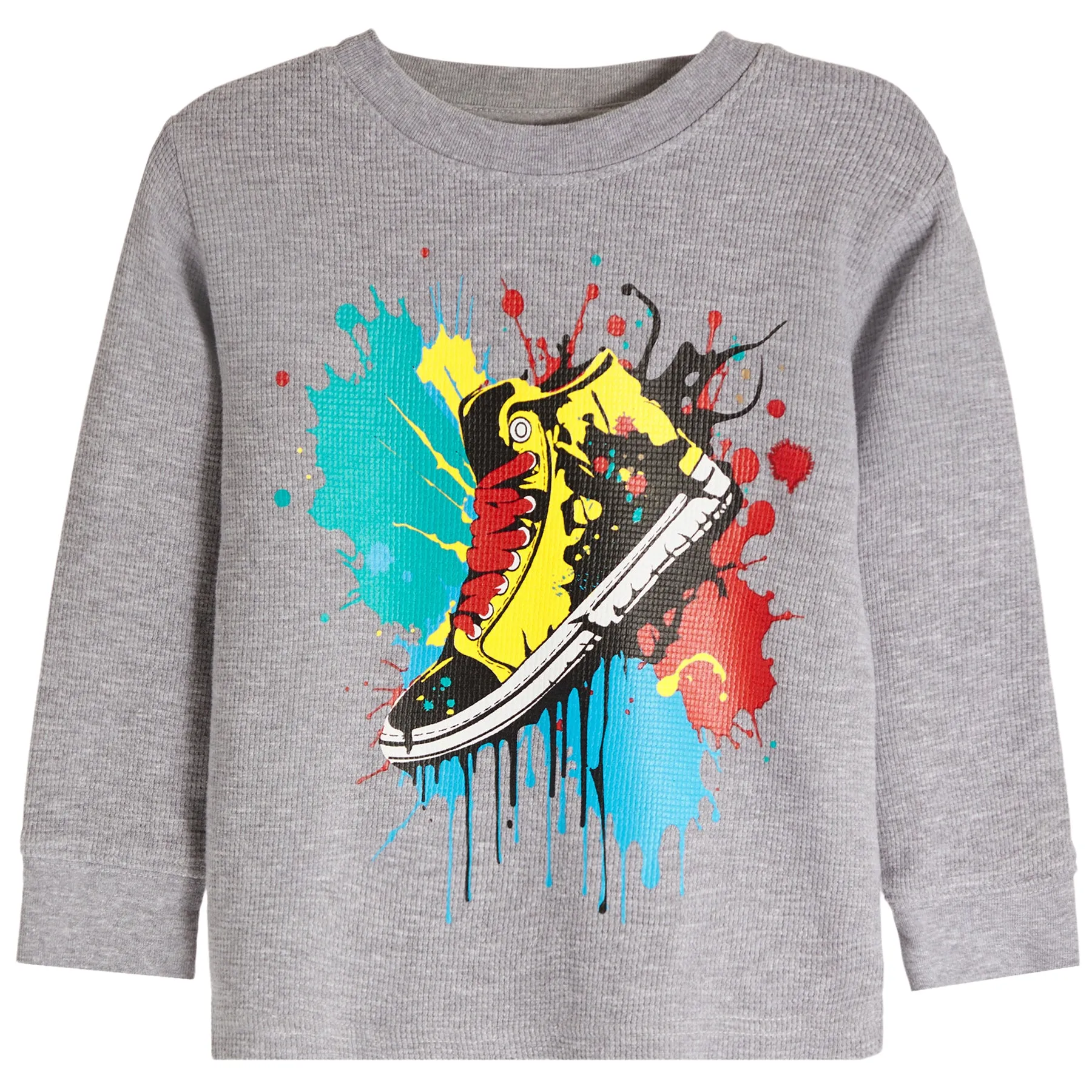 Splatter Sneaker Distressed Thermal