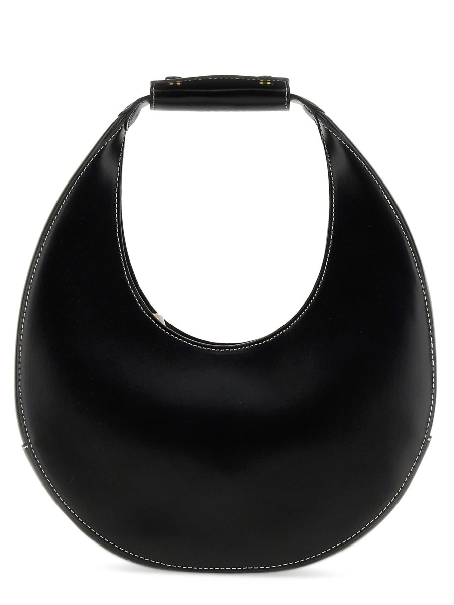 STAUD    LEATHER MOON BAG