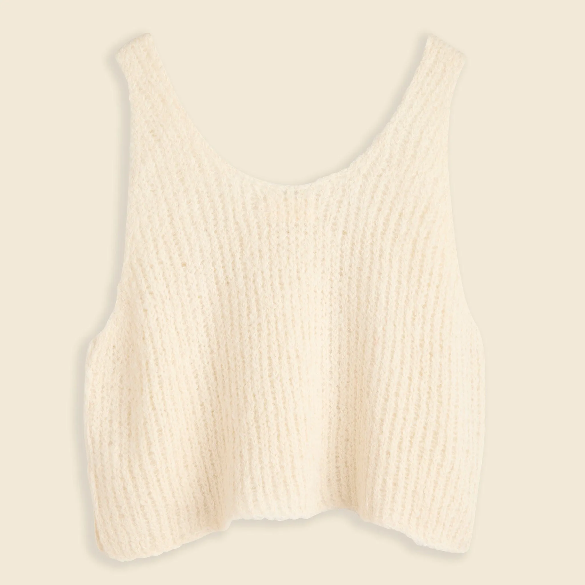 Sweater Tank - Cream