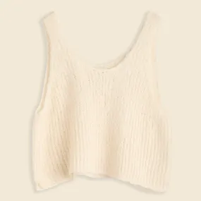 Sweater Tank - Cream