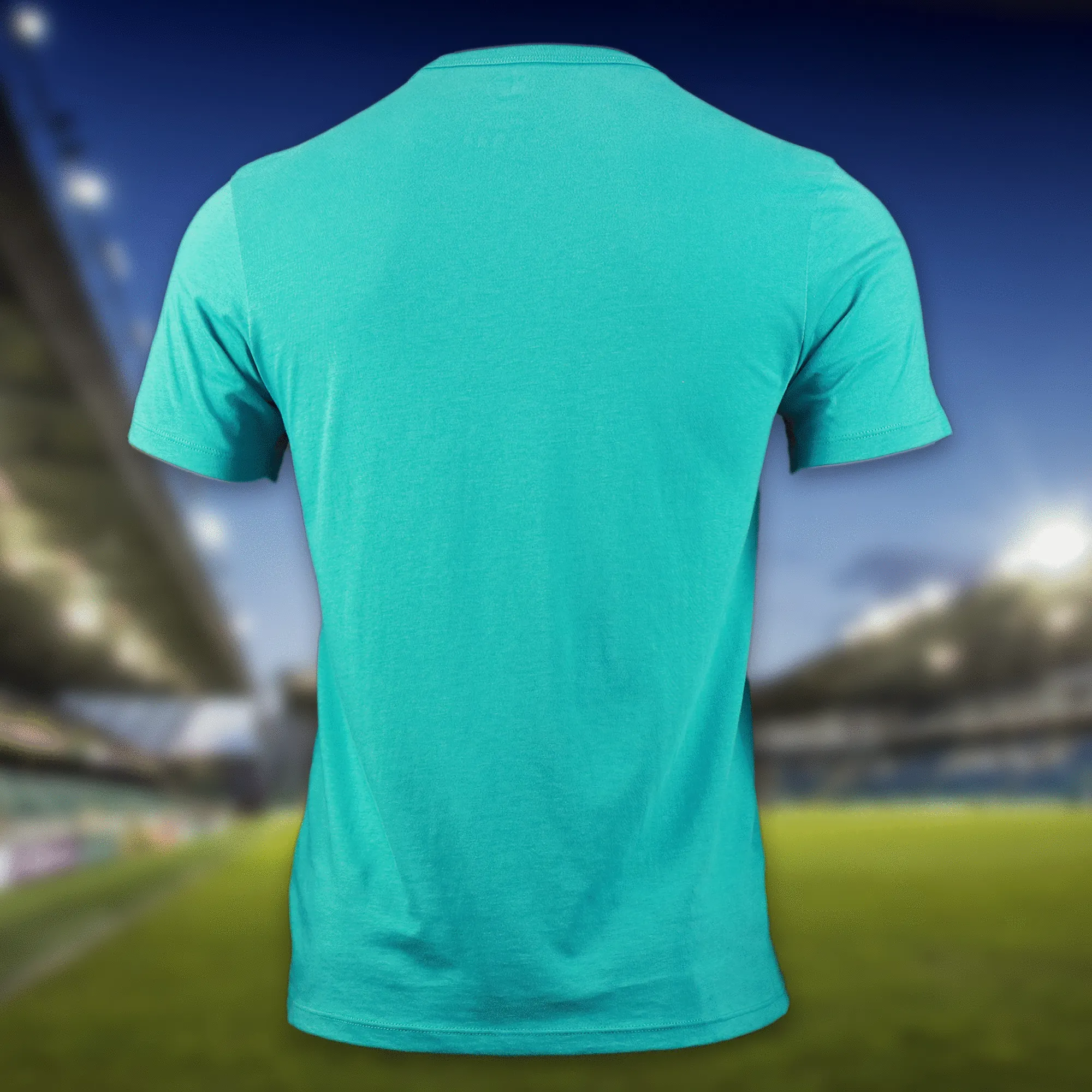 Throwback Miami Dolphins Worn Printed 1974 Dolphins Logo Tshirt | Oceanic Teal Tshirt
