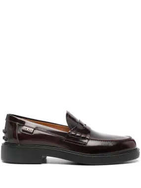 Tod's penny-slot loafers - Red