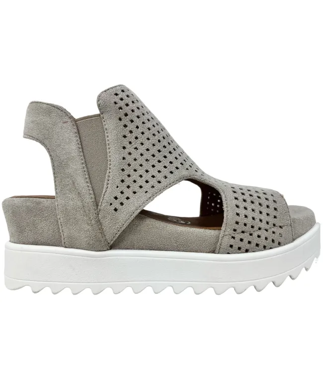 Very G Women's Amy Platform Sandal - Light Grey VGSA0326-034