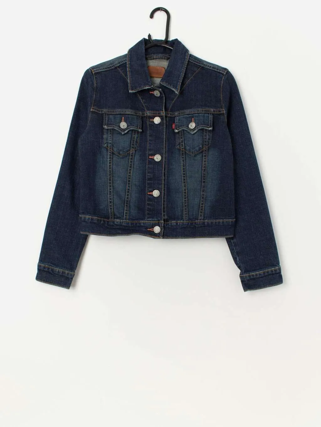 Women’s Levis sunset trucker jacket in indigo blue – XS / Small