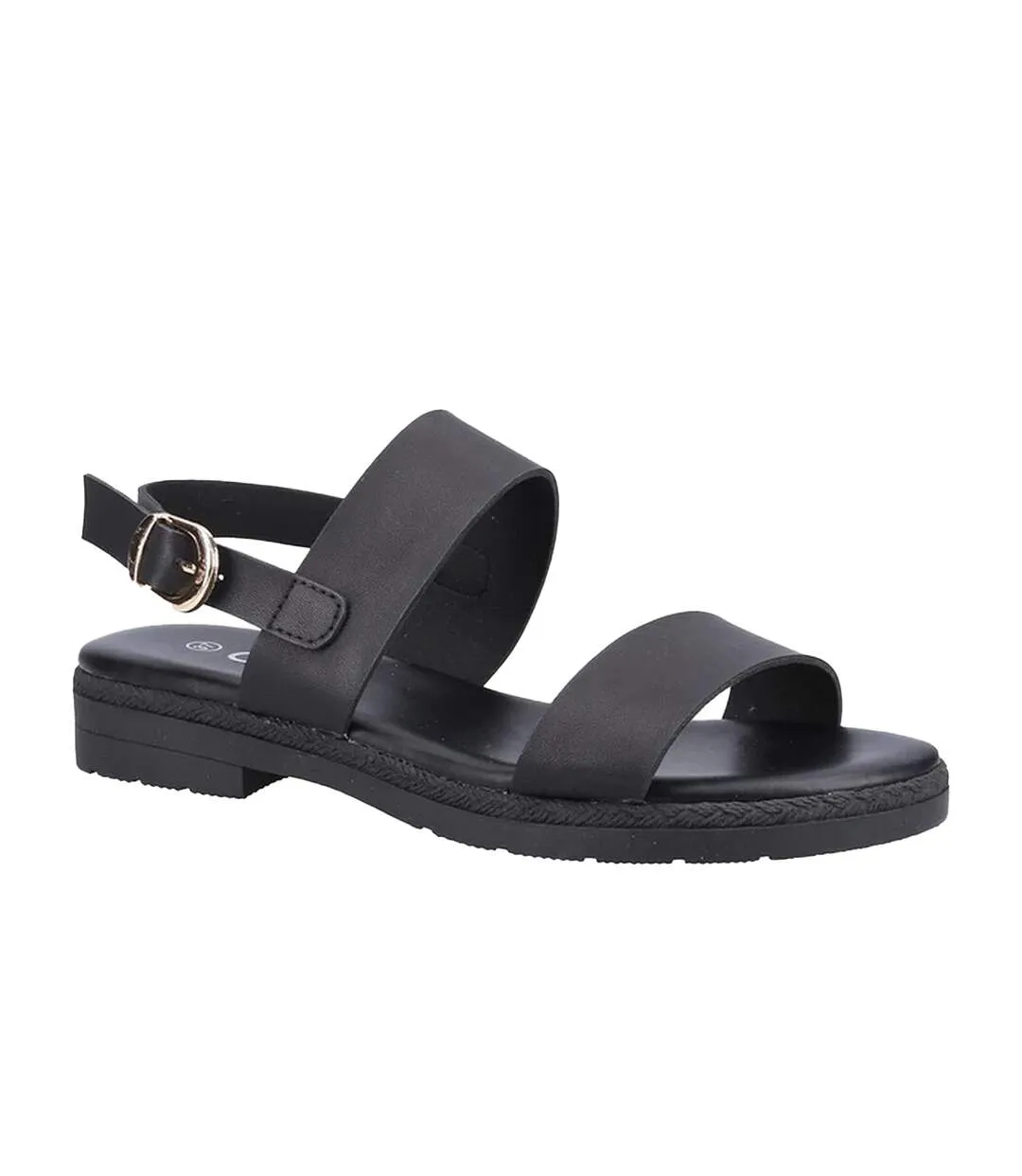 Womens/ladies mia sandals black Divaz