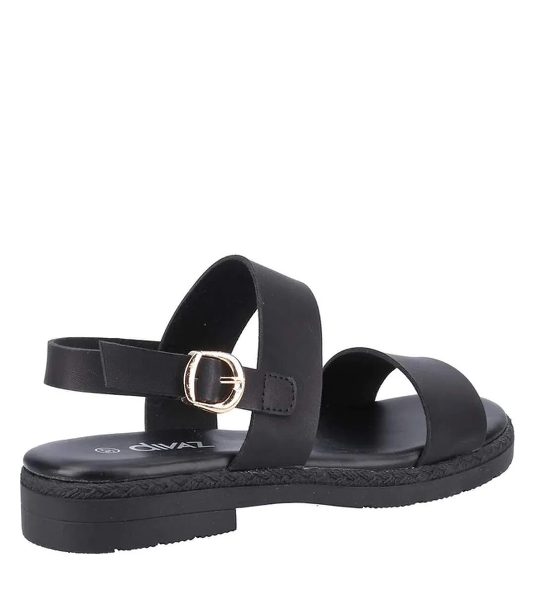 Womens/ladies mia sandals black Divaz