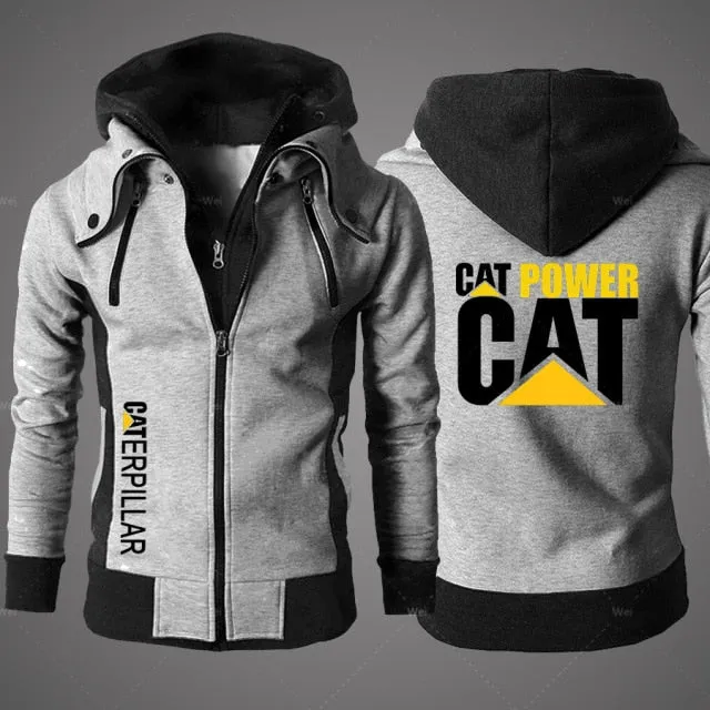 Xituodai 2022 New Cat Caterpillar Tractor Men's Clothing Sweatshirts Male Jackets Fleece Warm Hoodies Quality SportsWear Harajuk