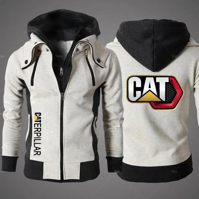 Xituodai 2022 New Cat Caterpillar Tractor Men's Clothing Sweatshirts Male Jackets Fleece Warm Hoodies Quality SportsWear Harajuk